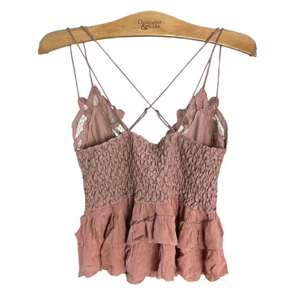 Free People Adella Cami Tank Top Size M - Picture 3 of 7